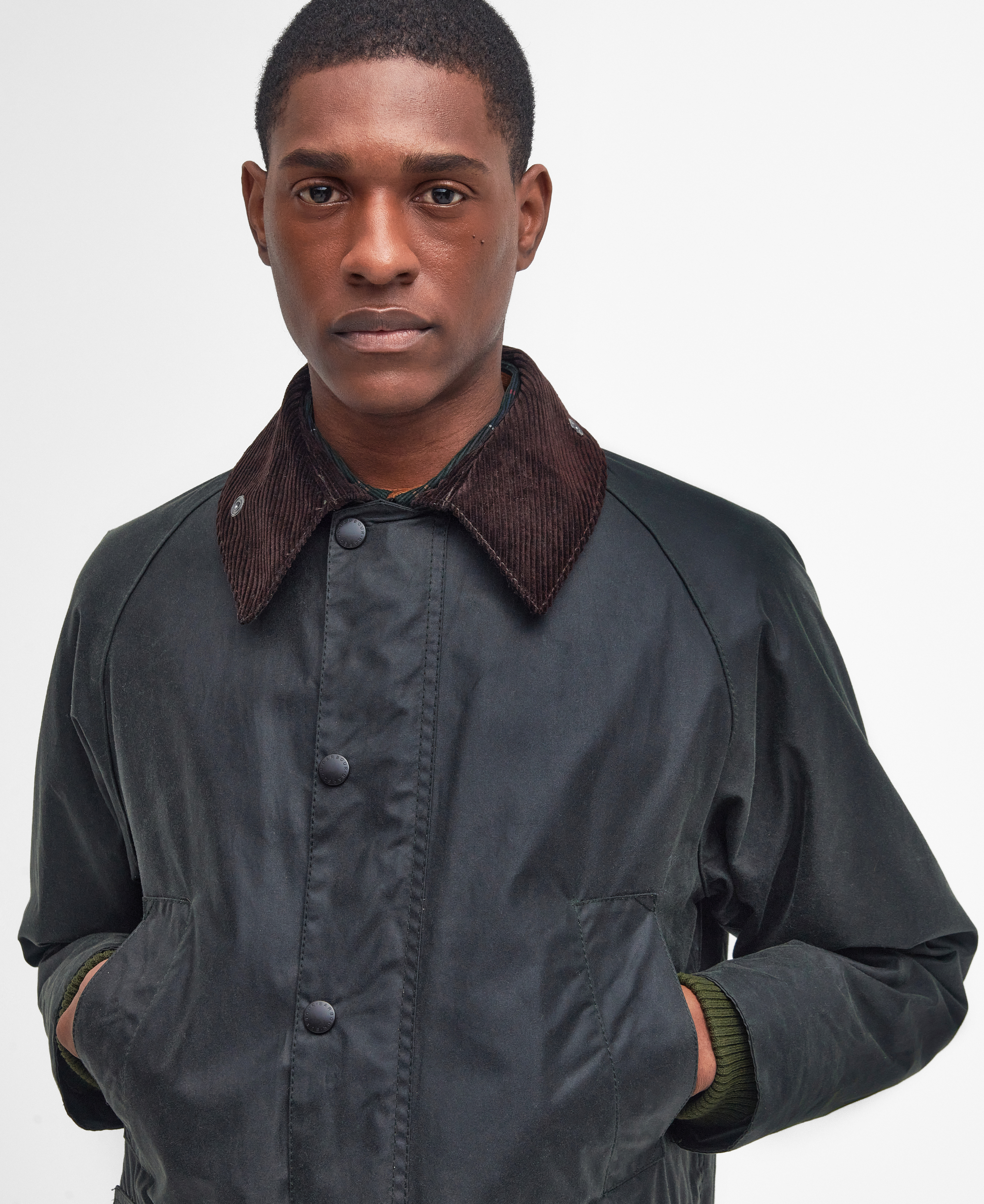 Bedale Wax Jacket in Sage | Barbour International